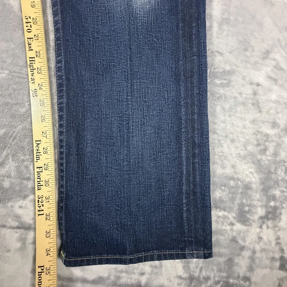 True Religion Jeans Men's 36x34 Blue Denim Relaxed Baggy Bobby Honeycomb Wisker